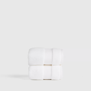 White Tukrish Classic Hand Towel | (Set of 2)