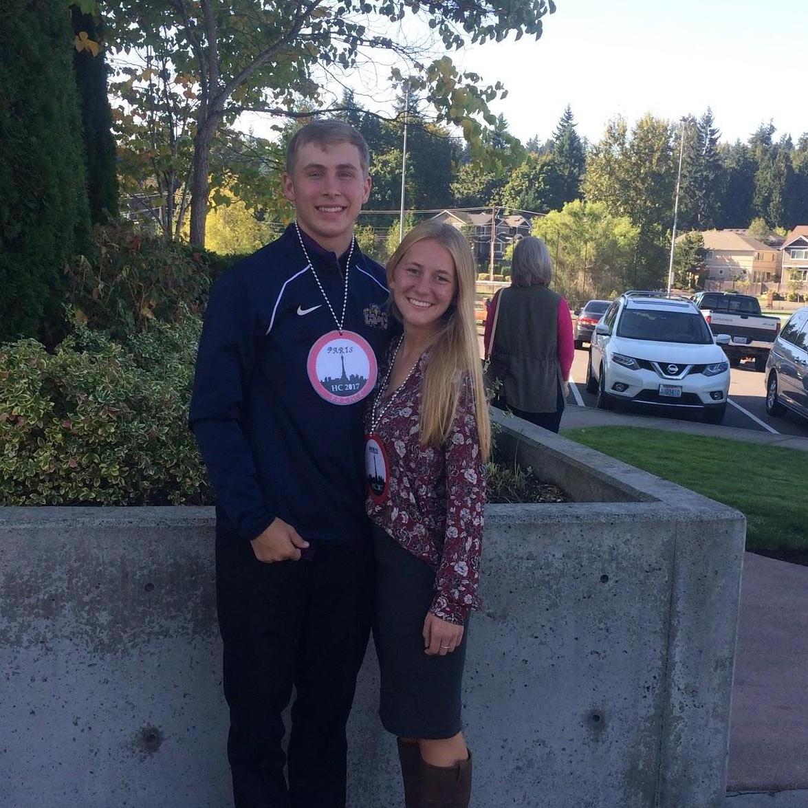 Senior year homecoming prince and princess nominees. October 2017.