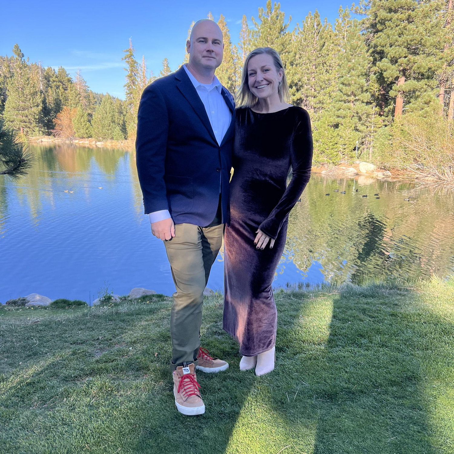 Proof that our love has a literal 'glow-up' whenever we hit the mountains.