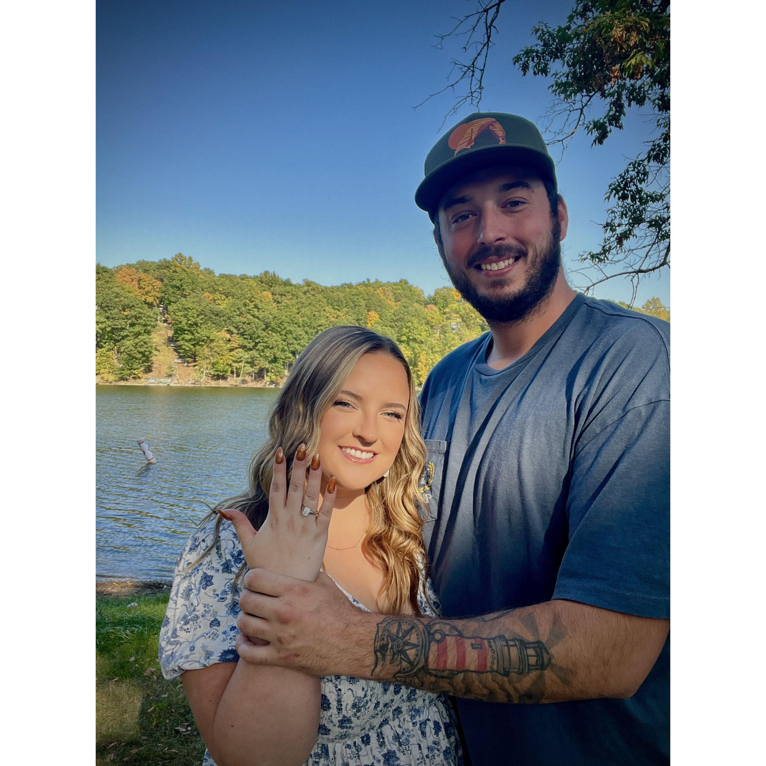 When we got engaged!!!