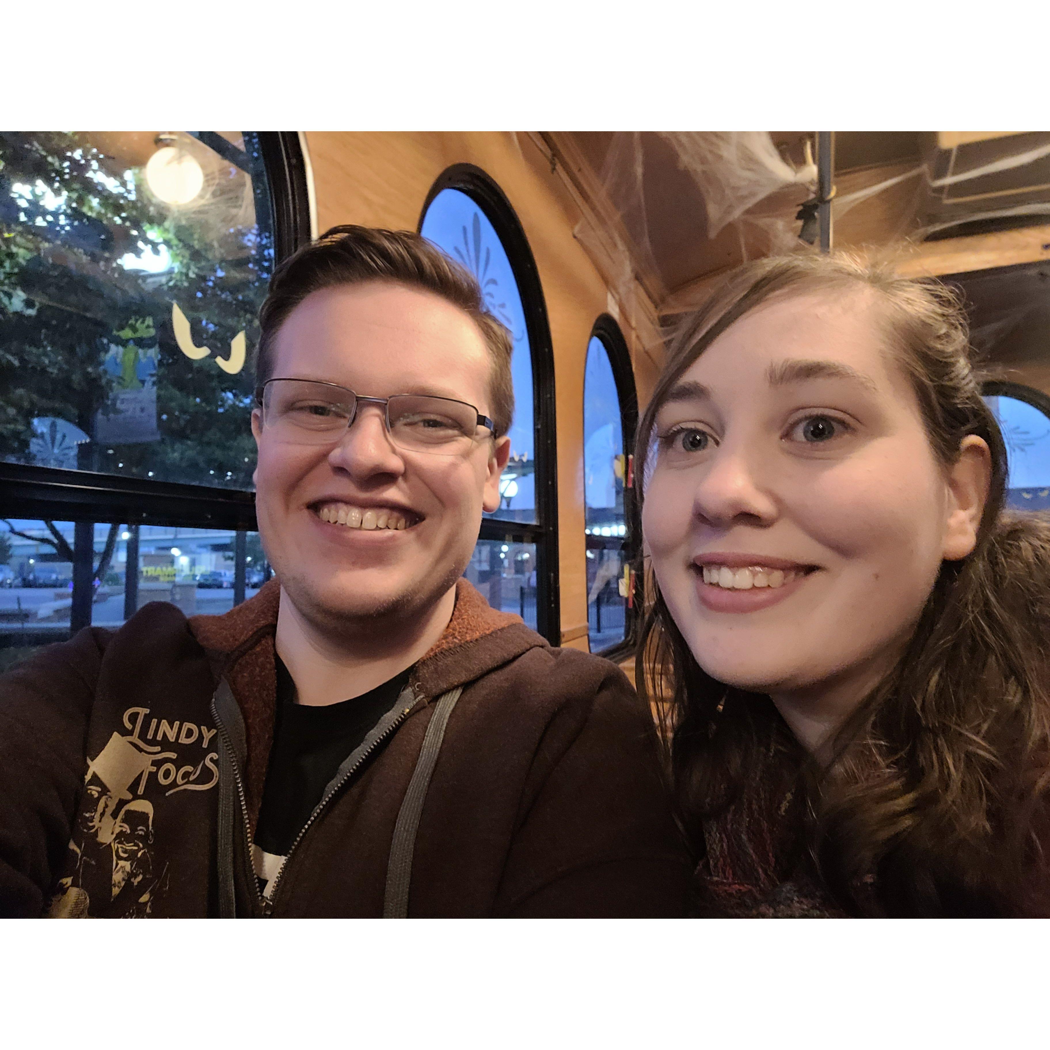 One of the first activities we did in Wyoming was take a trolley tour of haunted sites in Cheyenne.