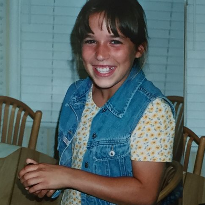 James' favorite kid pic of Vanessa.