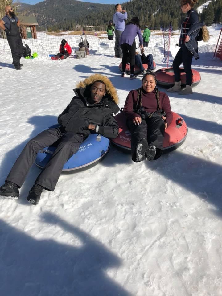 Snow Tubing in Tahoe 🎿