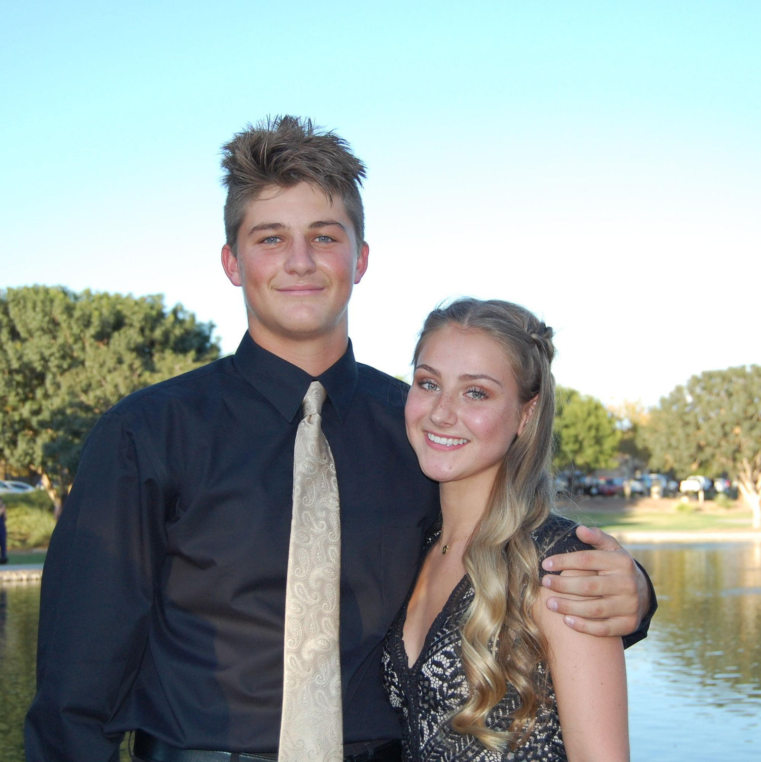 Our first "date" at Junior Homecoming