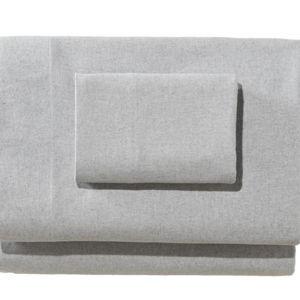 Ultrasoft Comfort Flannel Sheet Set - Heather Gray - King