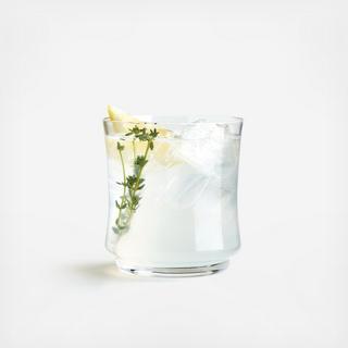 Aella Double Old Fashioned Glass, Set of 4