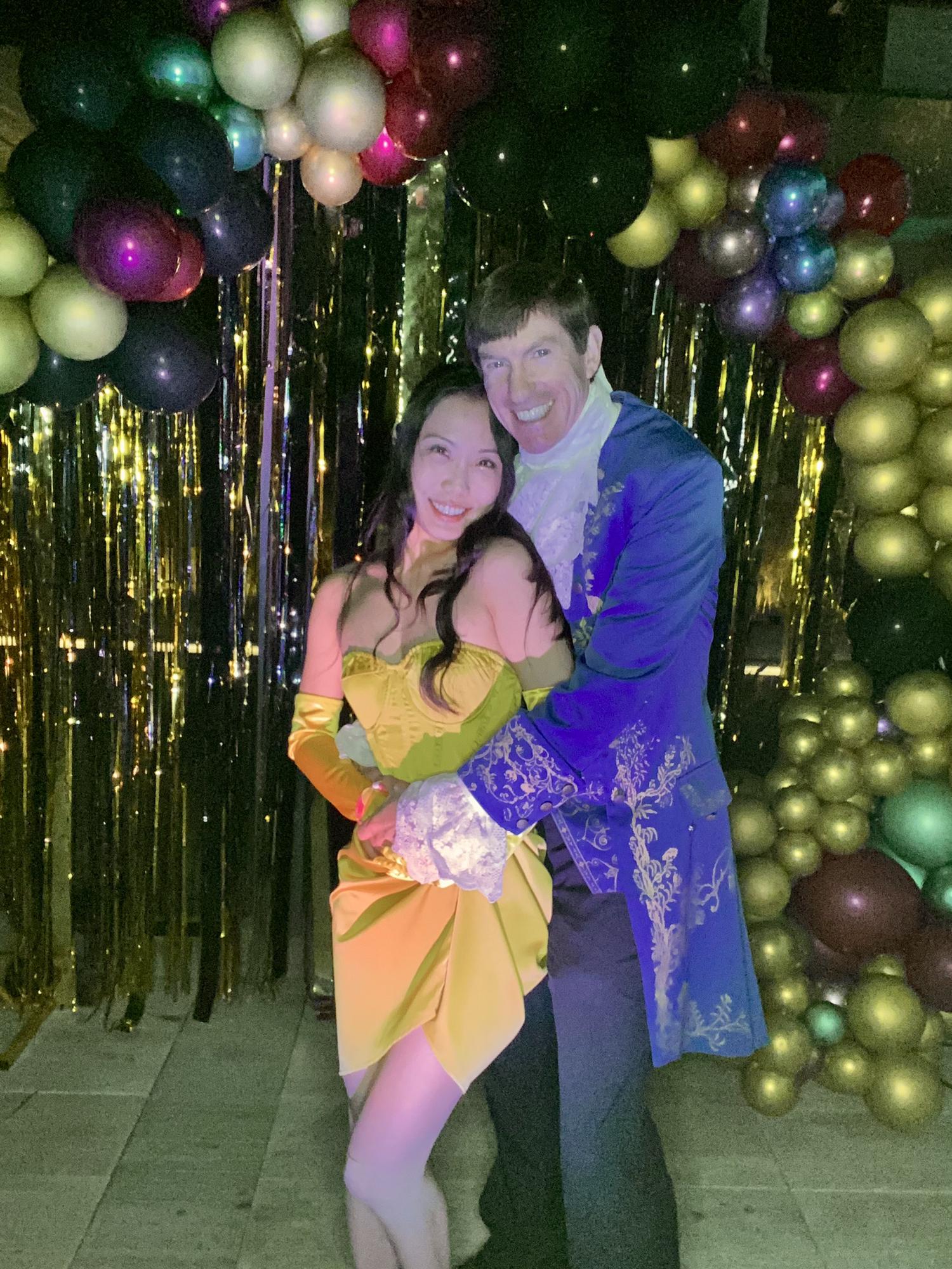 Our second Halloween Party as Beauty and the Beast