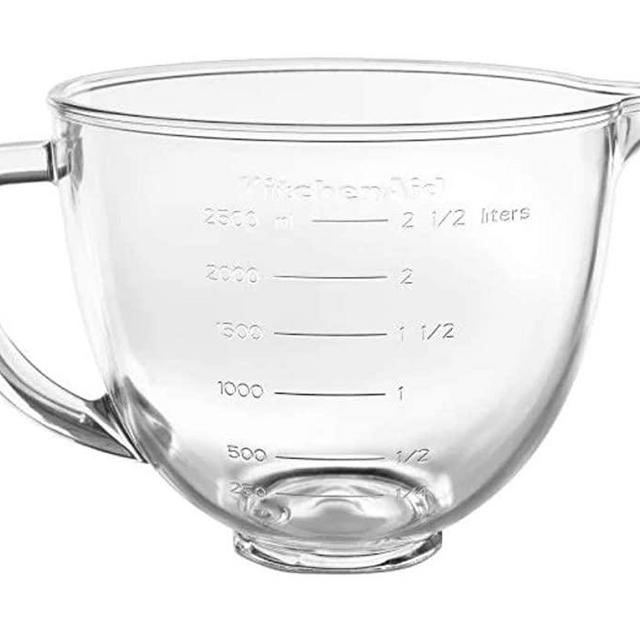 KitchenAid 3.5-Quart Glass Bowl (Fits KitchenAid Tilt-Head Mini 3.5-Quart Stand Mixers)