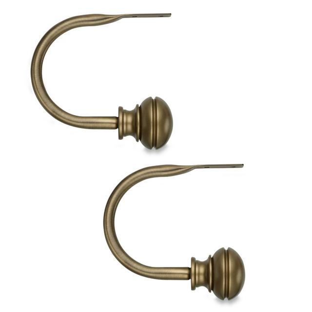 Cambria® Connections Window Curtain Hold Backs in Warm Gold (Set of 2)