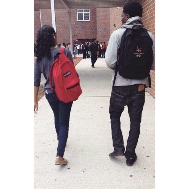 Tajaney & Lewis’ first photo together when they started their friendship. This photo was taken by their friend, Paloma!