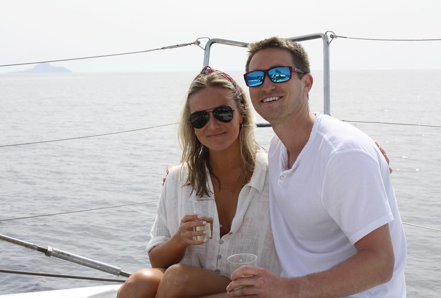 Out on the Aegean Sea in Greece