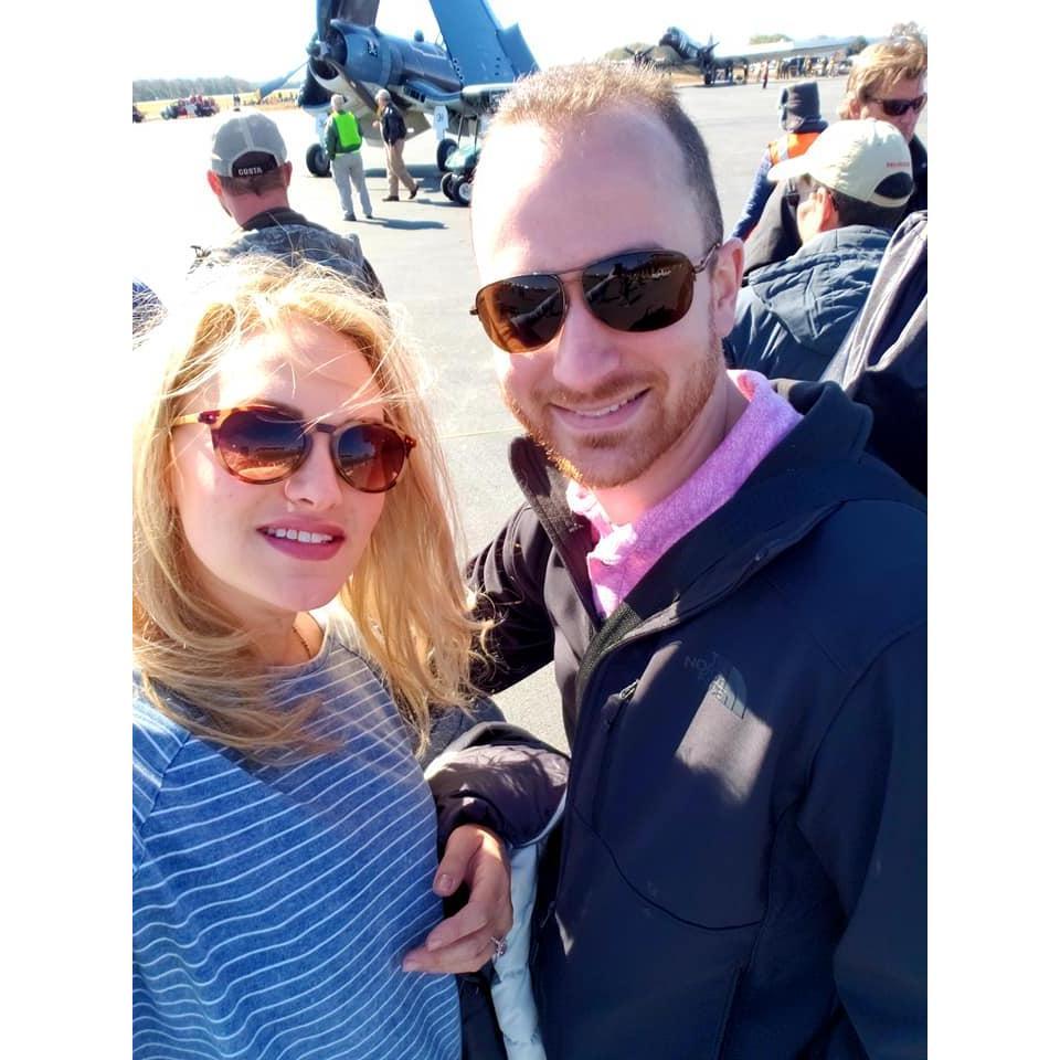 Air show with Grayson. ✈️