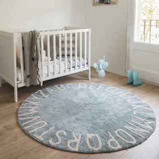 ABC A to Z Round Rug