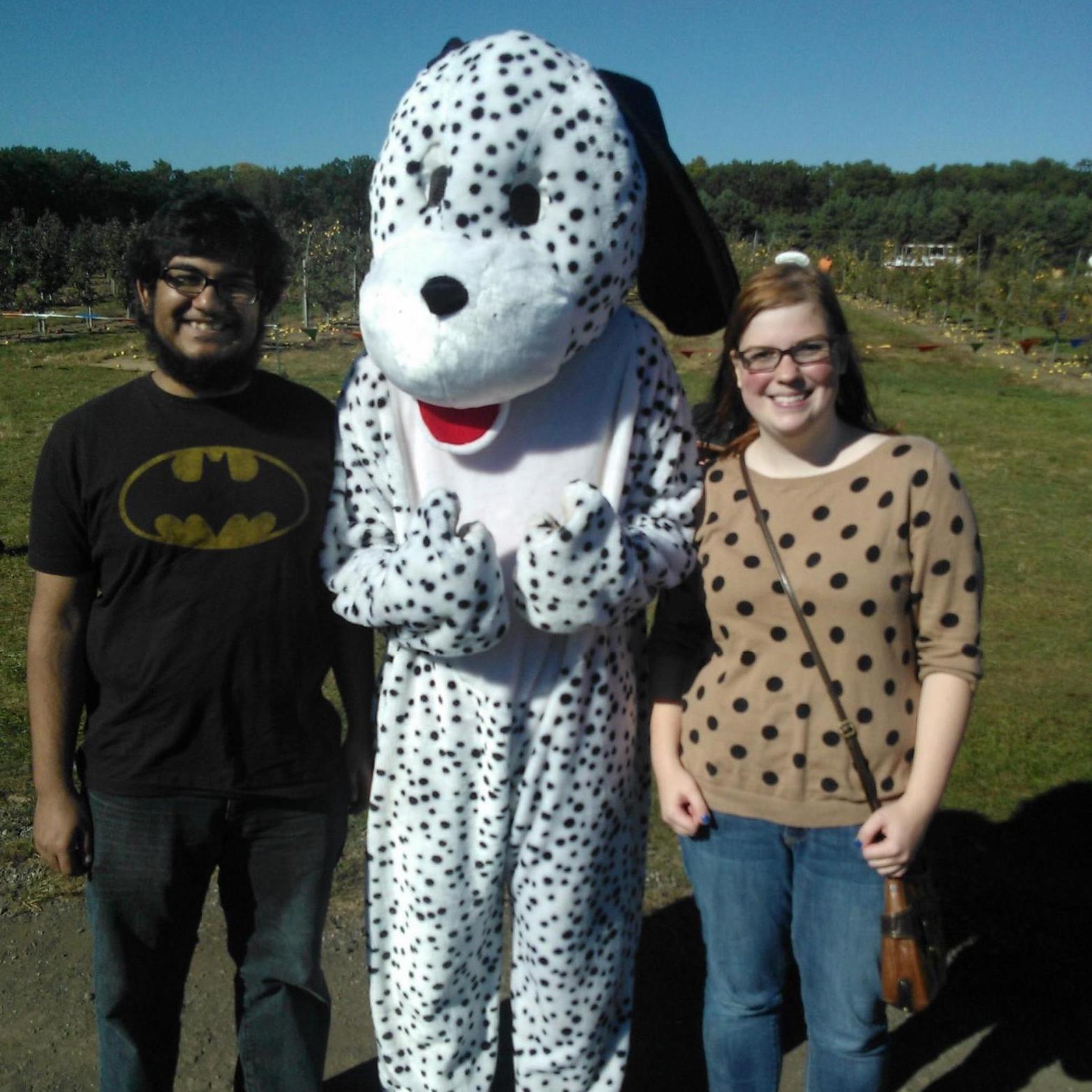 Our first anniversary, spent at the apple orchard! (2013)