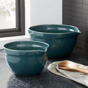 Eden Green Mixing Bowls, Set of 2