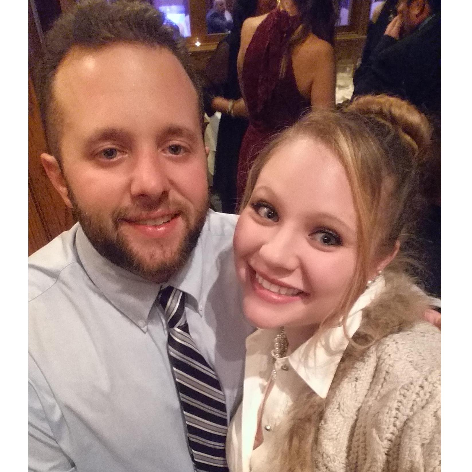 At Dave's cousin's wedding
January 2018