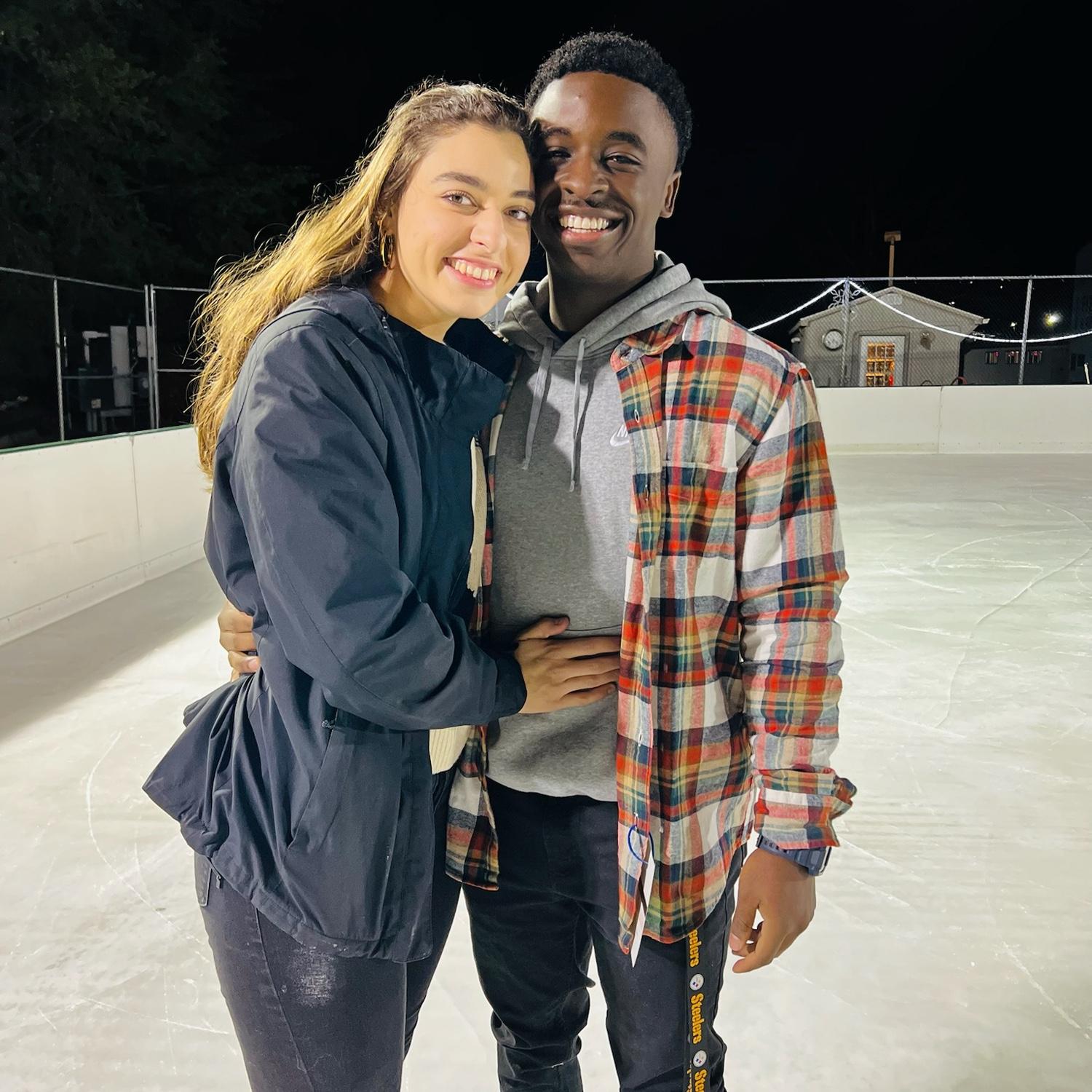 Guess who's the better skater?
