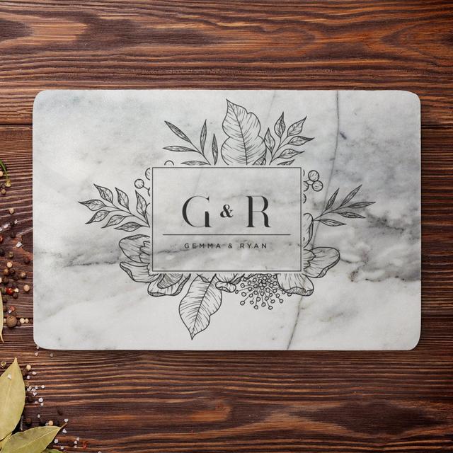 Personalised Solid Marble Chopping Board...