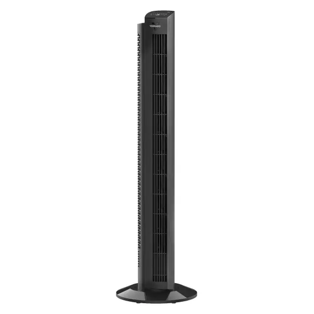 Vornado OZI42 Oscillating Tower Fan: Quiet Air Circulation, 5 Speeds, Remote Control, Indoor Use, 1200-1500 sq. ft. Coverage