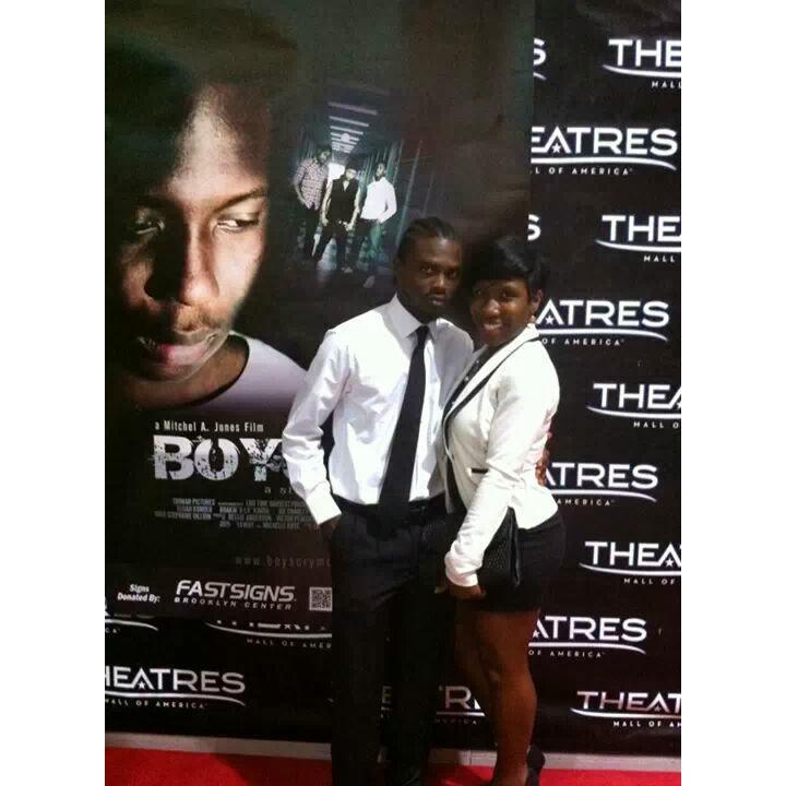 We've always been super supportive of our friends. At one of our friends movie premiere.