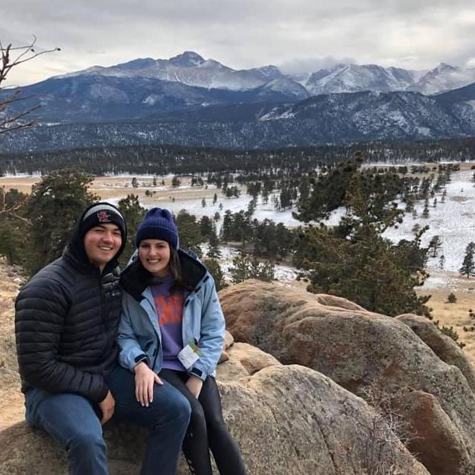 Exploring in Rocky Mountain National Park.