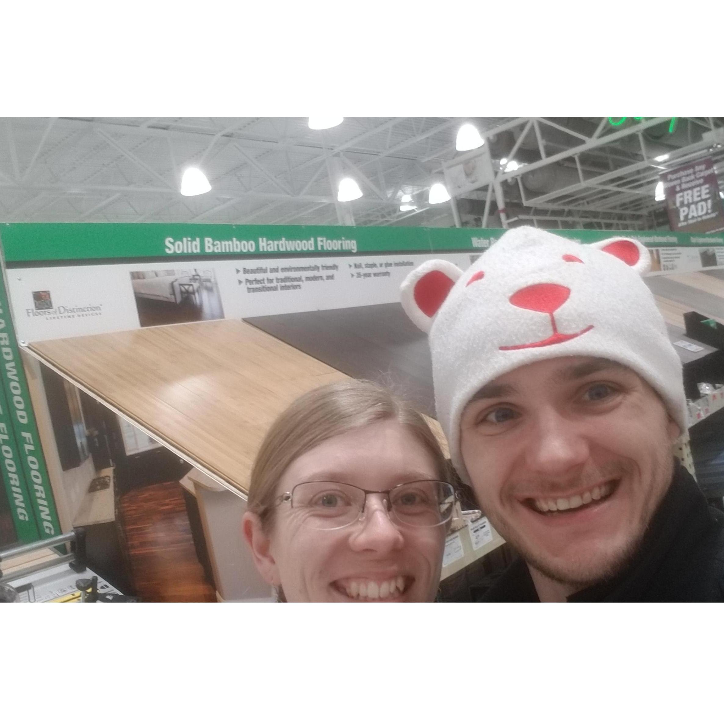 Picking out flooring!