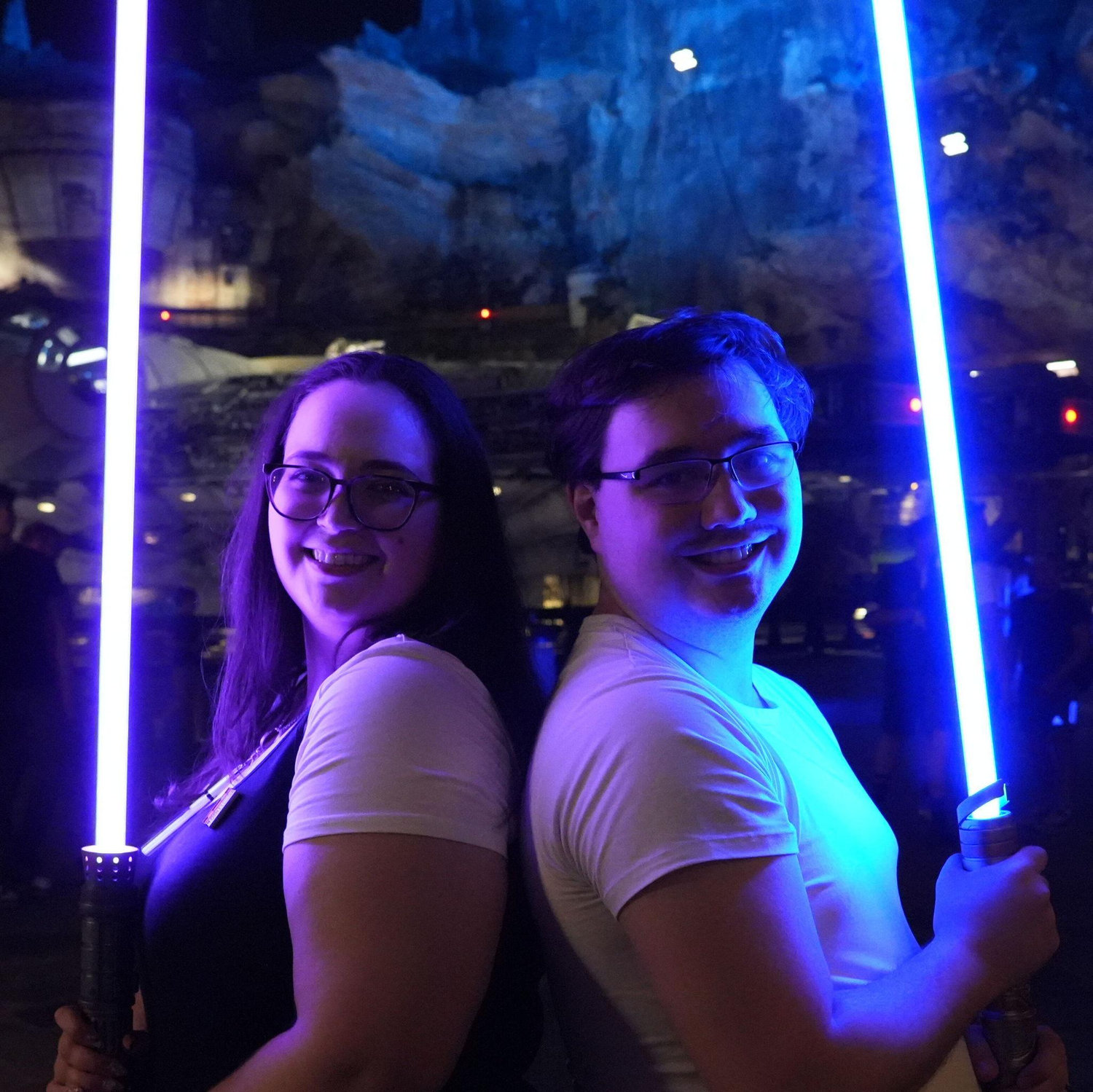 Kathleen never saw Starwars before she met Will. Now they both are super fans!