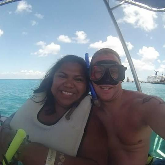About to go snorkeling in Cozumel
