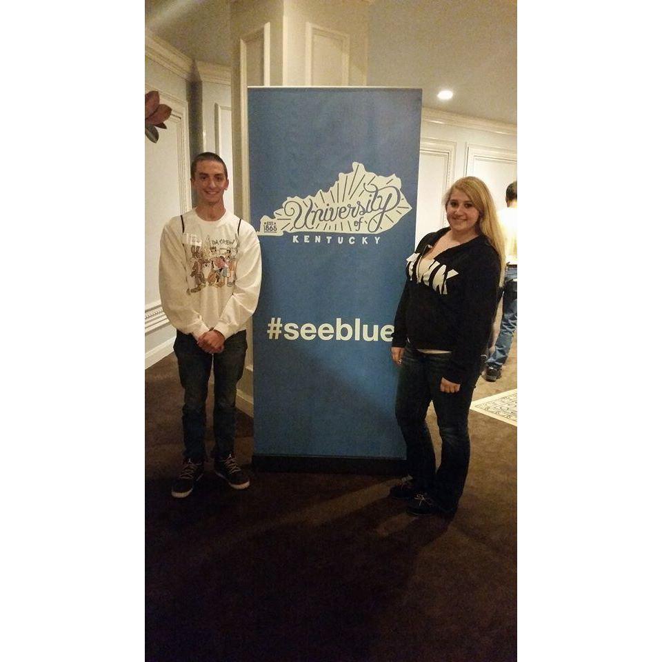 When we thought we would be going to the same college. Needless to say, neither one of us went to Kentucky.
