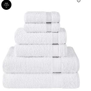 Bekos Premium 100% Turkish Cotton 6-Piece Bath Towel Set