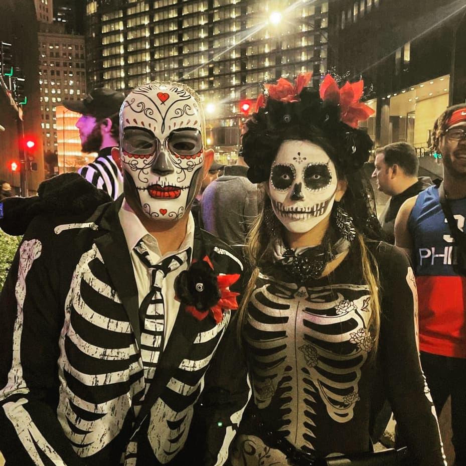 1st Halloween wearing full costumes!! Chicago