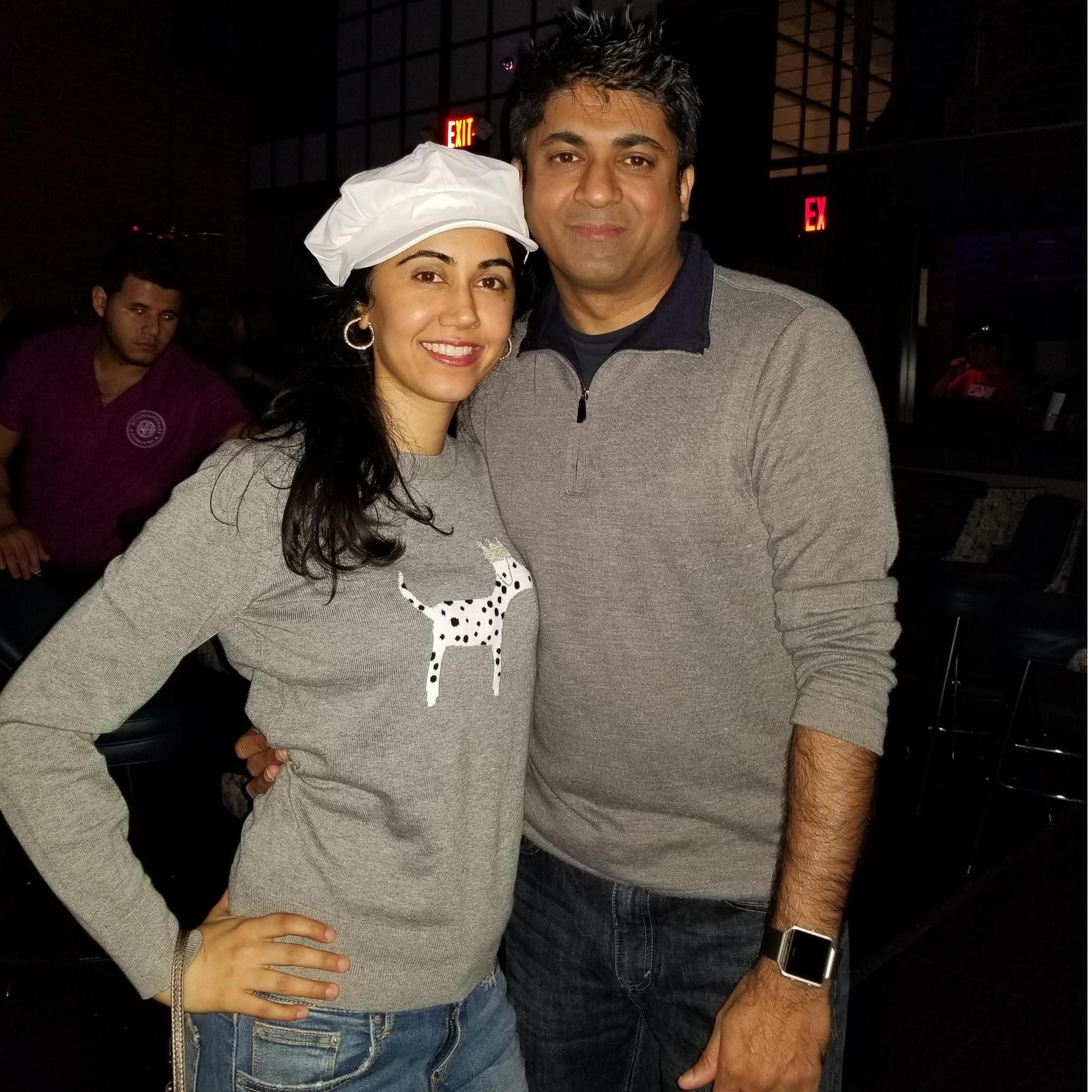 A night out in Arlington at Wilson Hardware. It's a bar that used to be a hardware store. I think we "nailed" that photo!