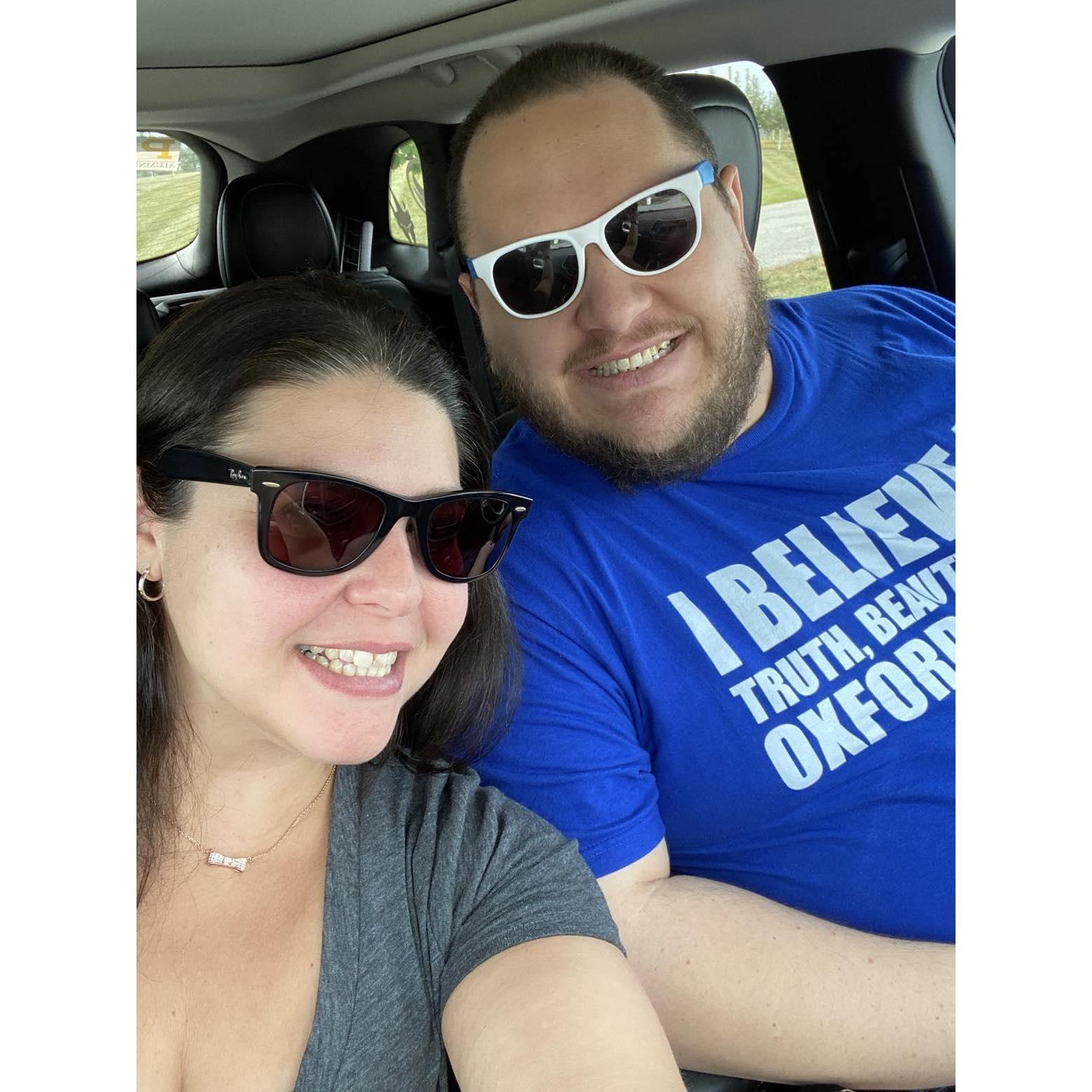 On our way to Angry Orchard!
