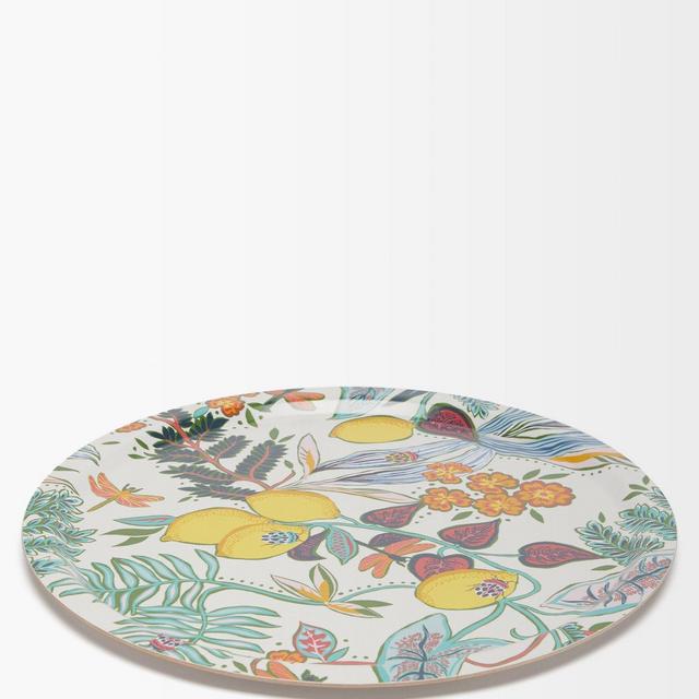 La Double J Botanical-print Tray
