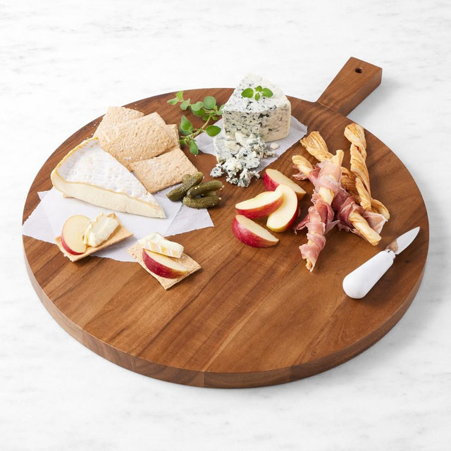 Acacia Round Cheese Board, Large