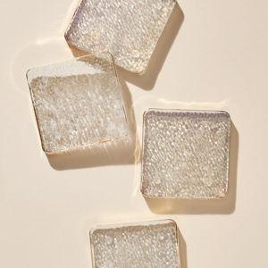 Anthropologie | Zaza Lustered Coasters, Set of 4