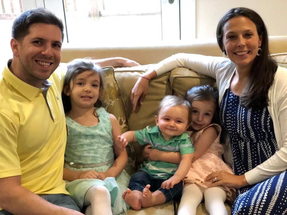 Whit’s Family (Left to right): Kirk (brother), Molly, Colin, Anna, and Emily (MOH/sister in law)
