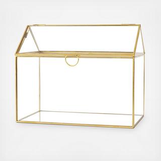 Glass Terrarium Reception Gift Card Holder