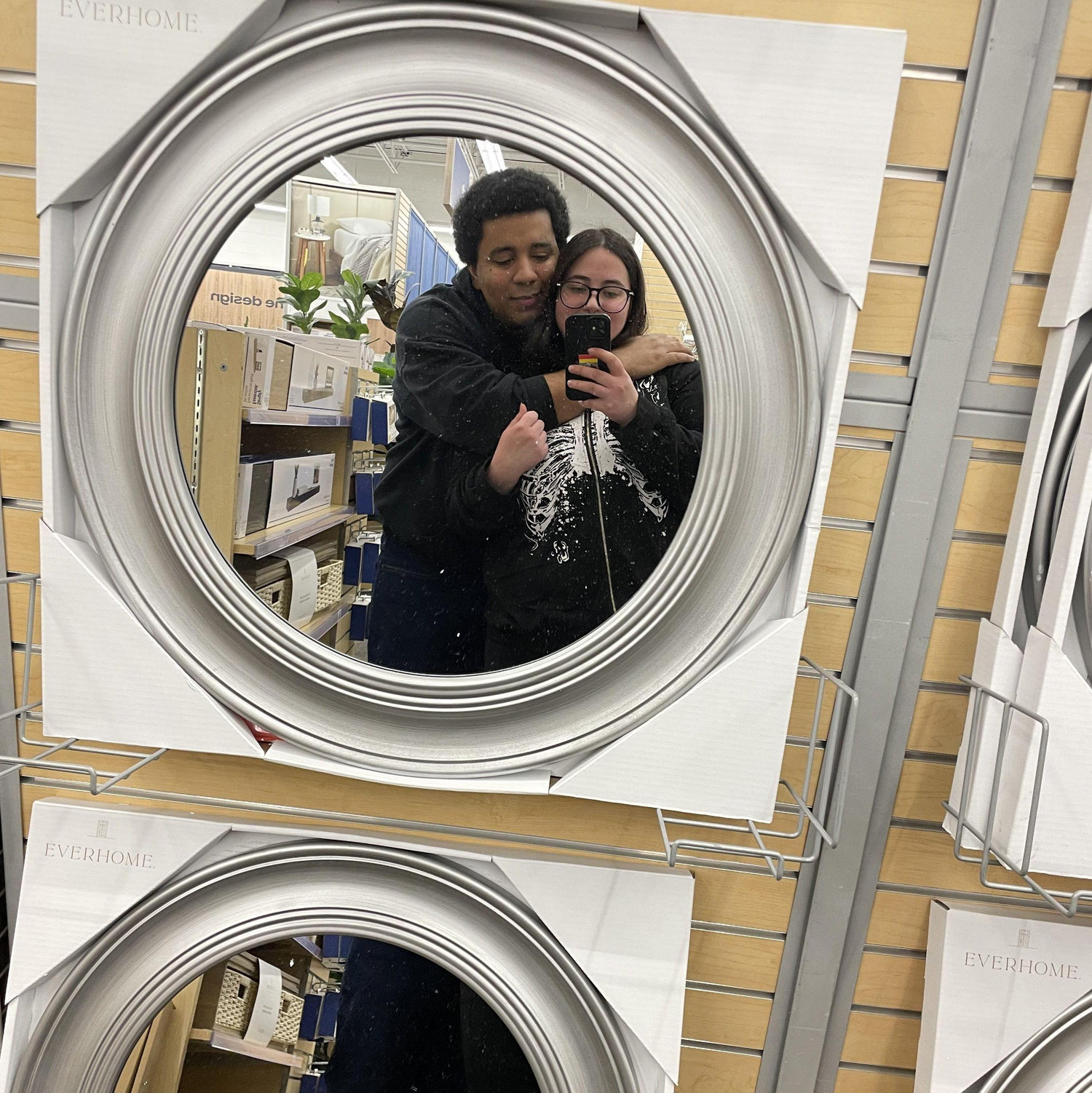We love taking selfies in random mirrors