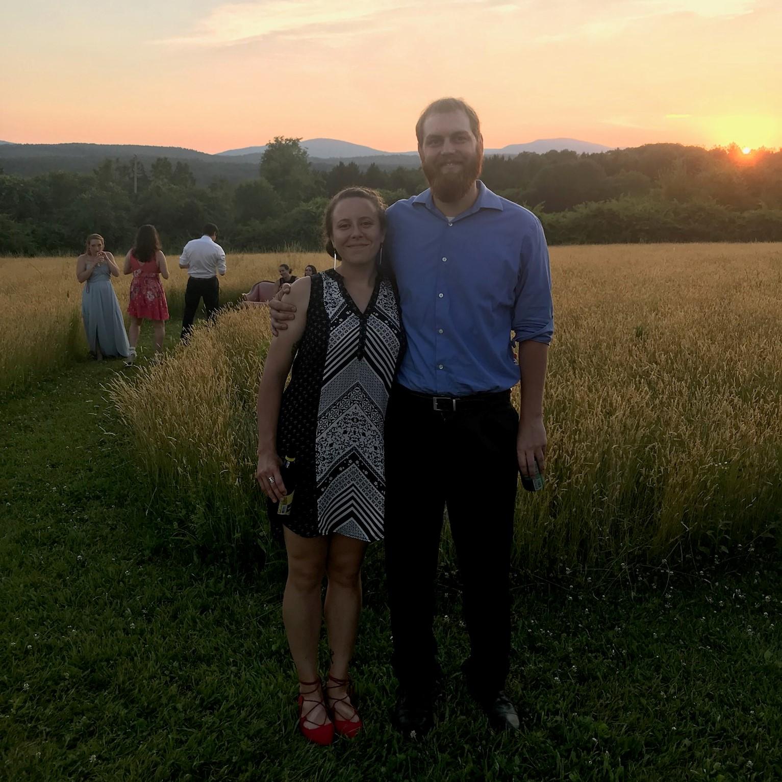 Becky's cousin Katherine's wedding in New Hampshire, June 2018