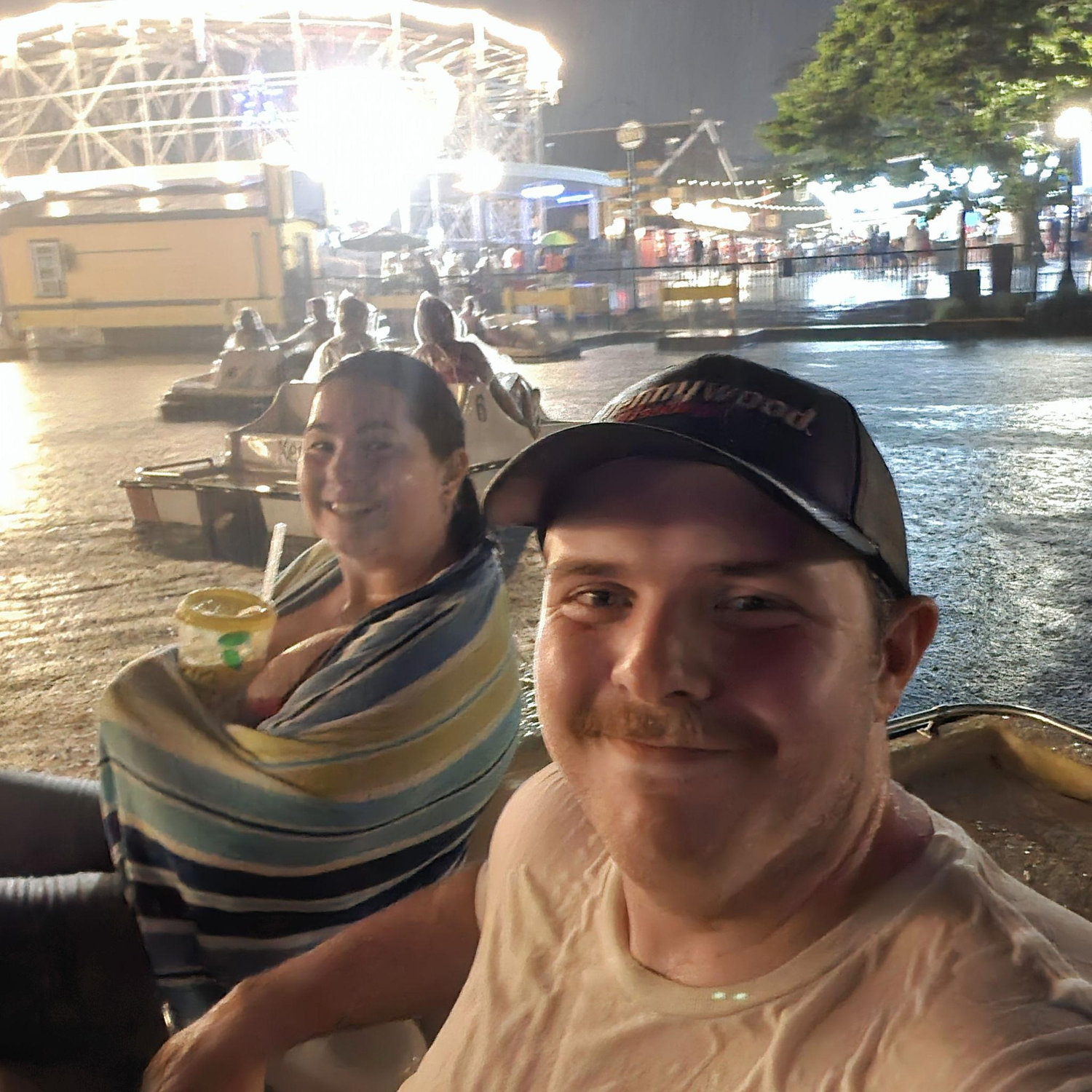Dylan and Hannah Went To See the Fireworks at Kennywood! It Down Poured Moments Before the Fireworks Went Off! On July 4th 2025!
