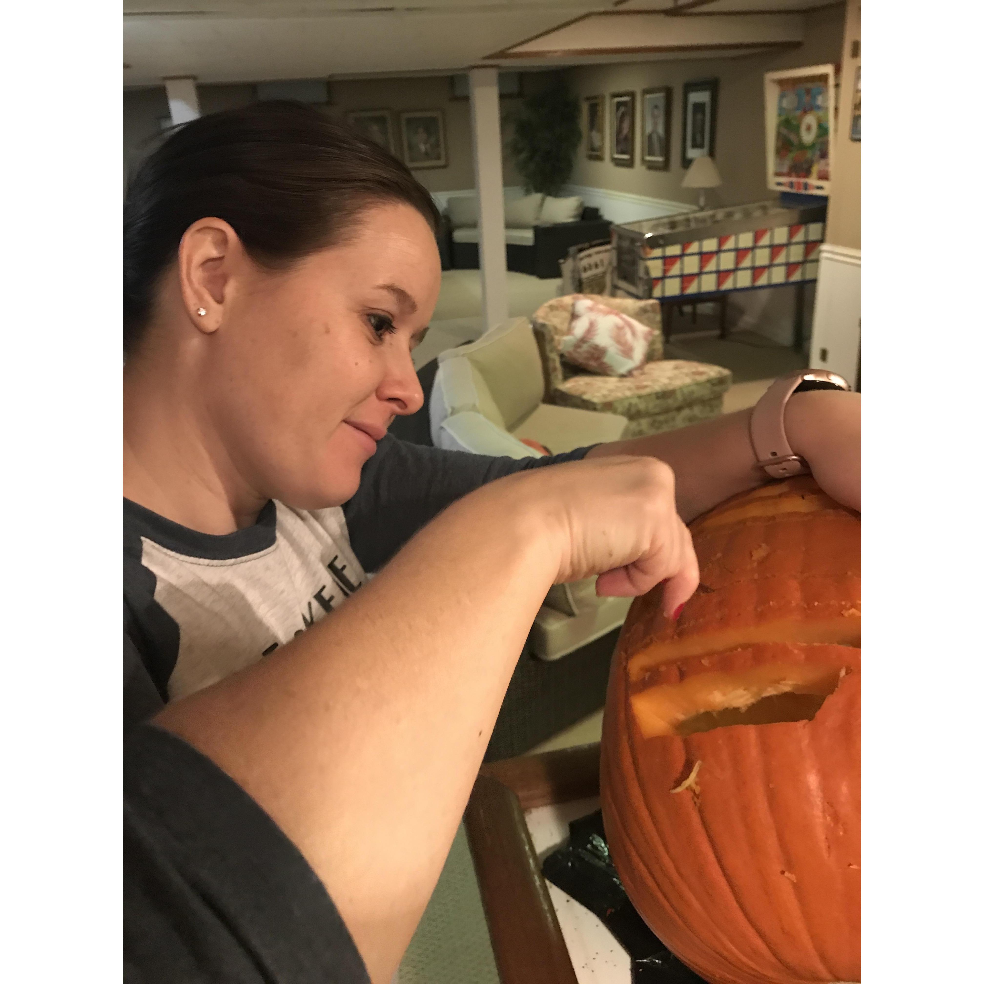 Pumpkin carving