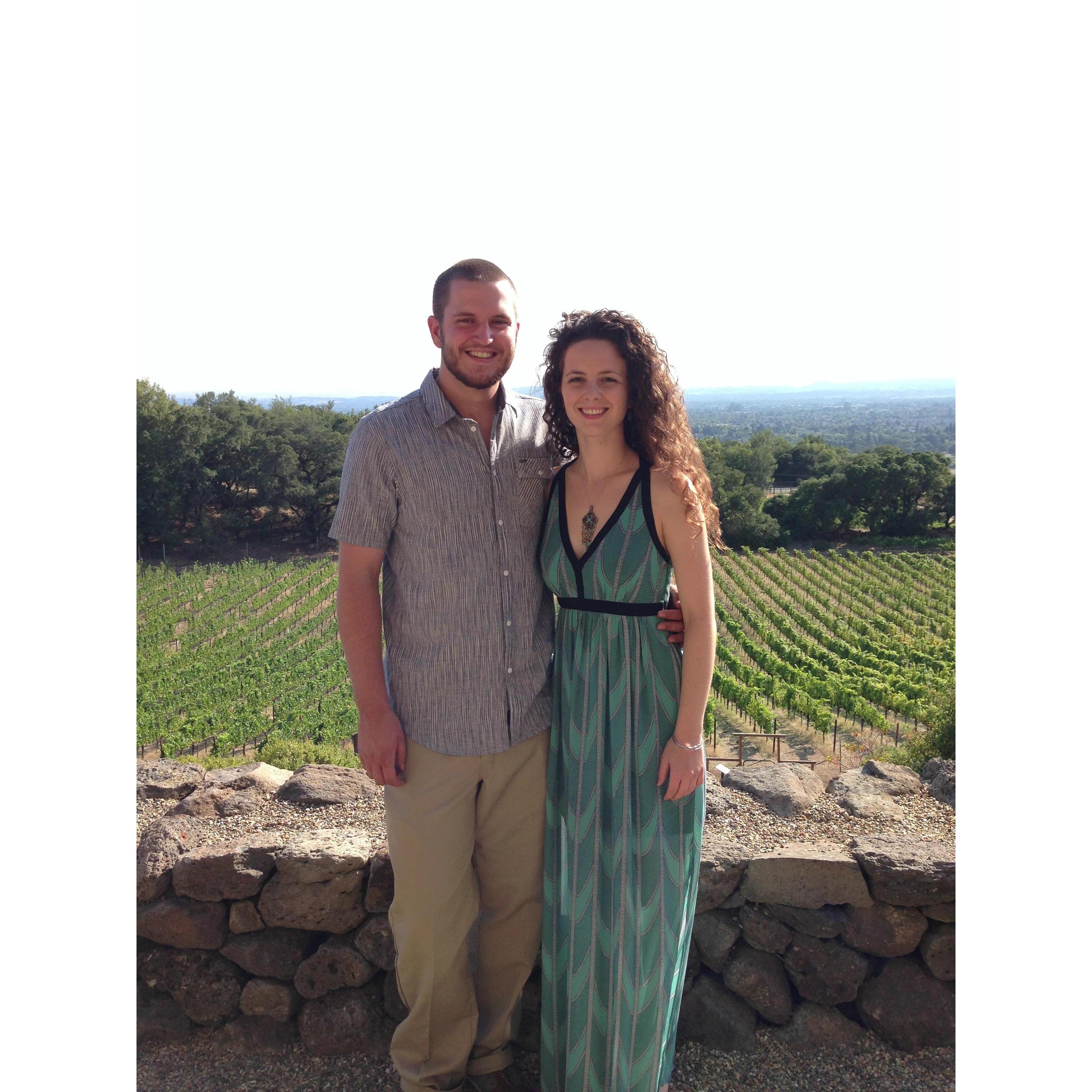 2013. Santa Rosa. At Uncle Mark and Patty's wedding.