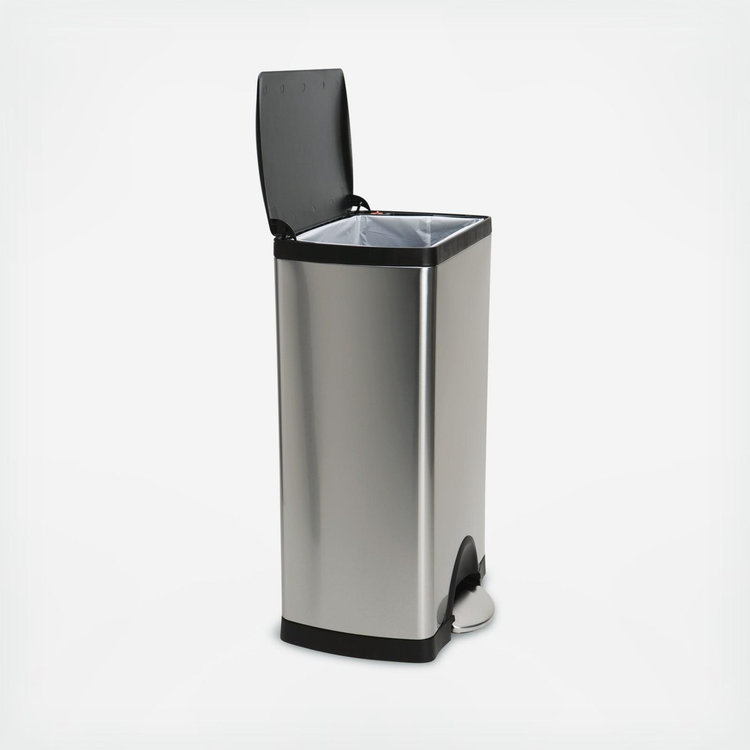 simplehuman, Stainless Steel Rectangular Step Can | Zola