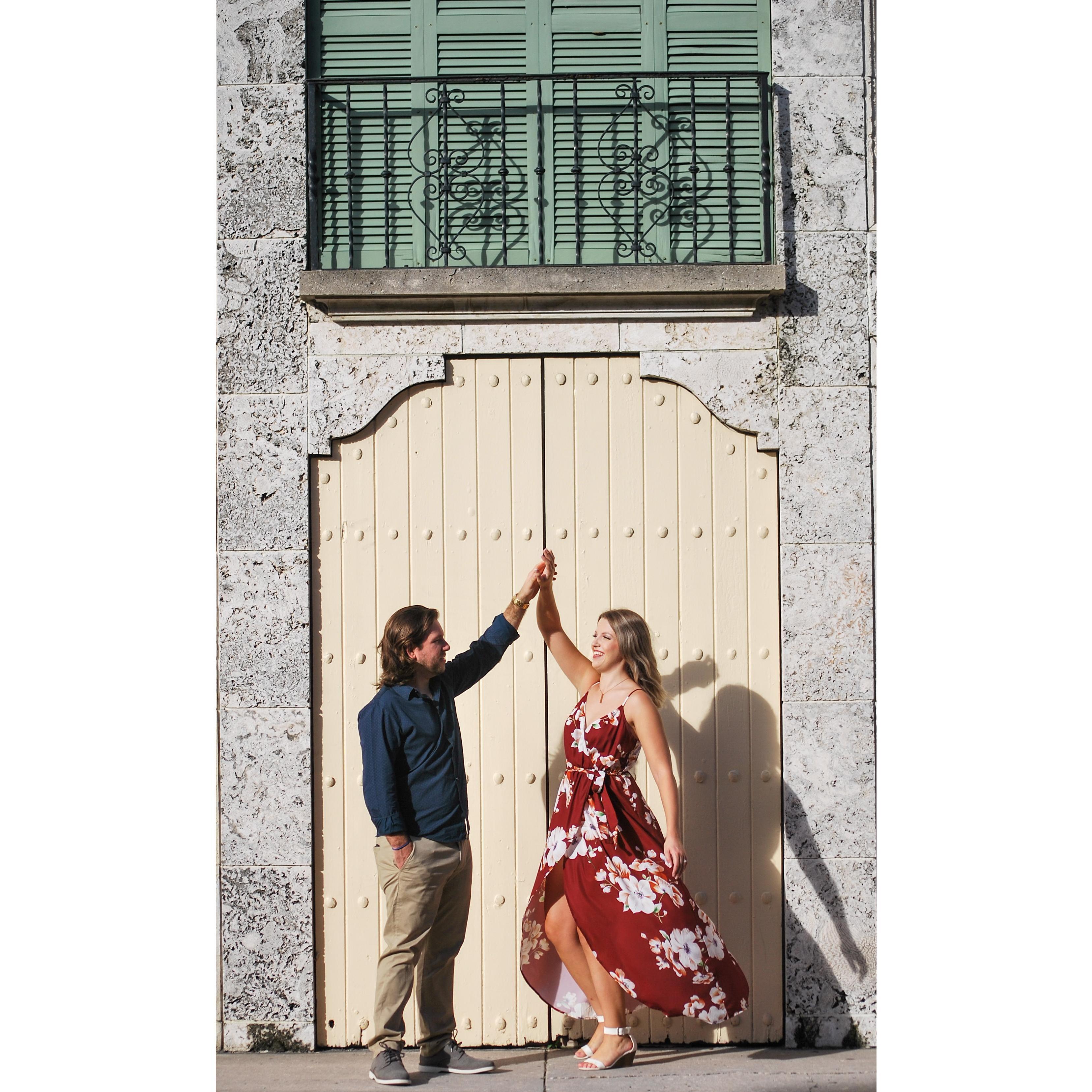 Engagement Photos on Las Olas Blvd in Ft. Lauderdale, FL!