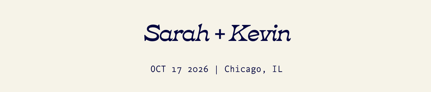The Wedding Website of Sarah Morrissey and Kevin Sullivan