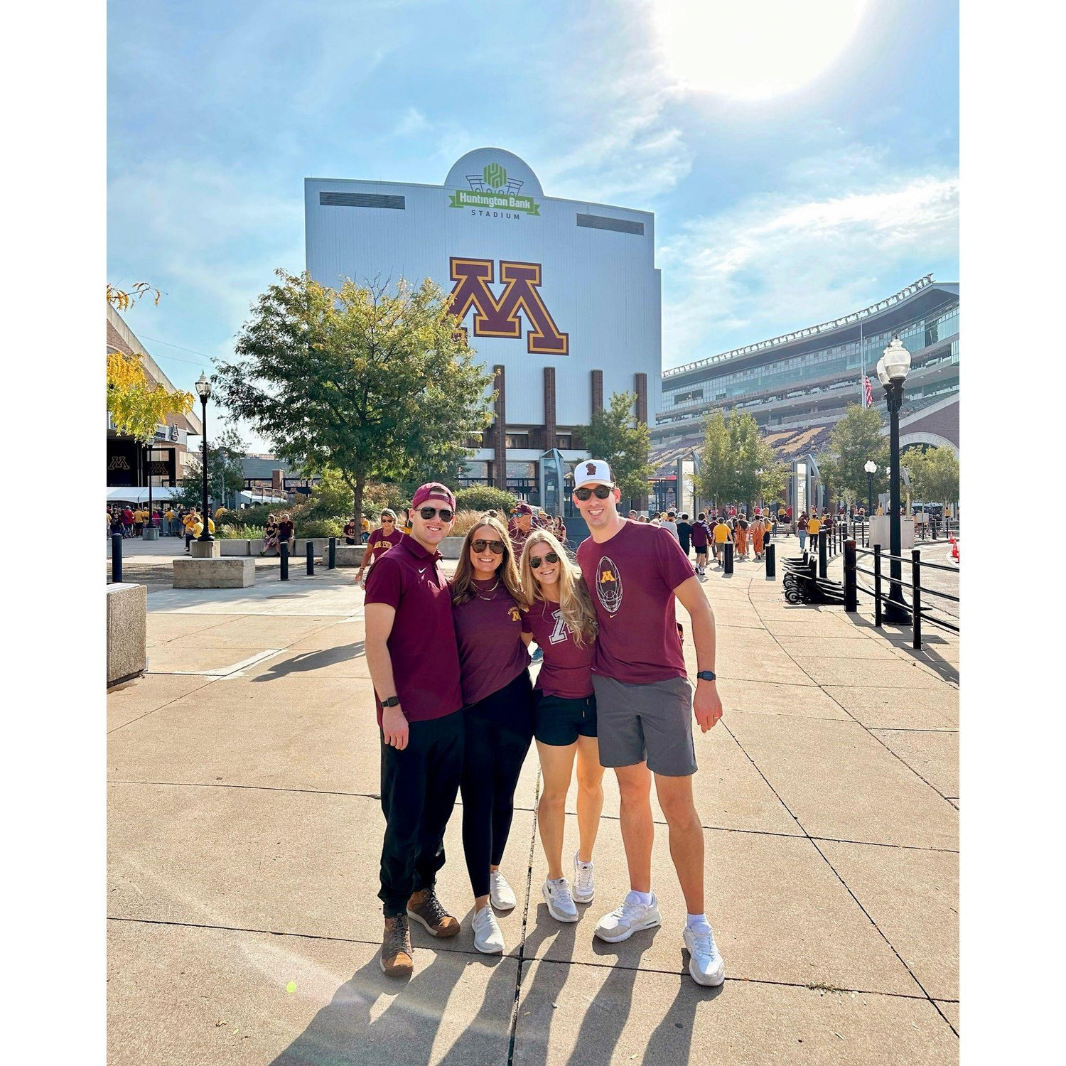Gopher Football Game with Tyler and Kristin