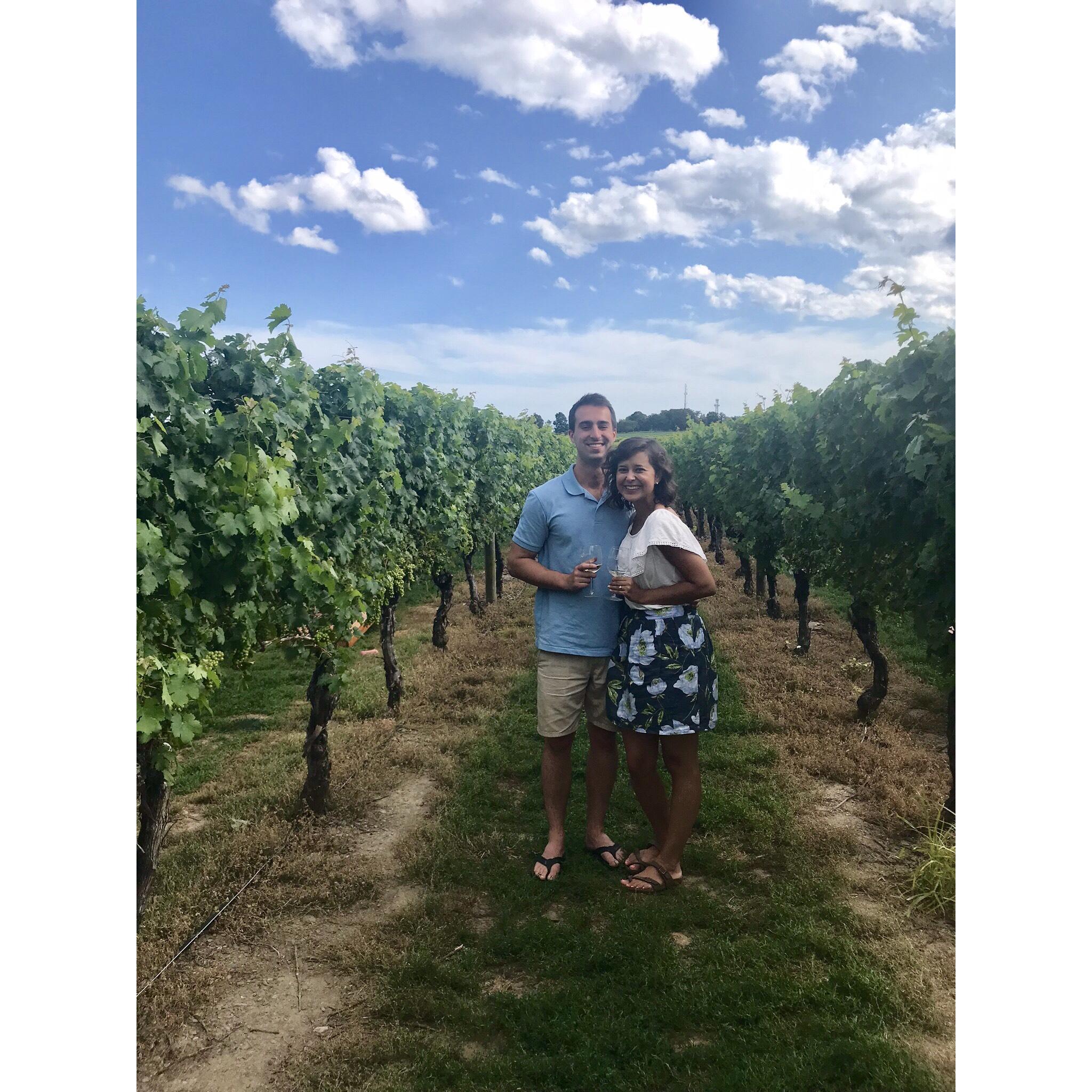 Wedding planning weekend break at Newport Vineyards