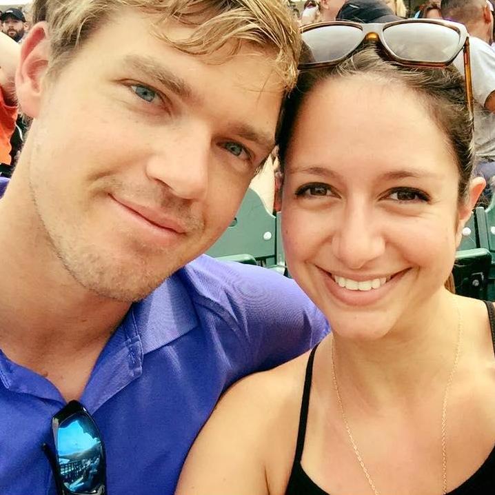 First spring training weekend for Christina (note the sunburn)