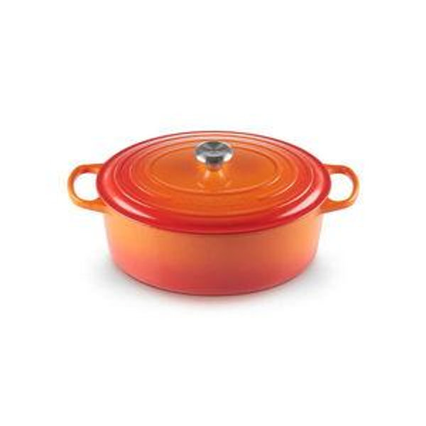 Signature Oval Dutch Oven - Color: Flame